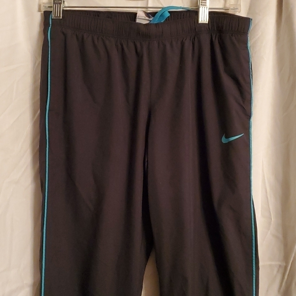 Nike Pants Mens Size S Atheltic Windpants Charcoal Gray Teal